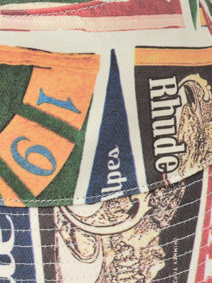 Men Rhude Hats COLLEGIATE BUCKET HAT Multi