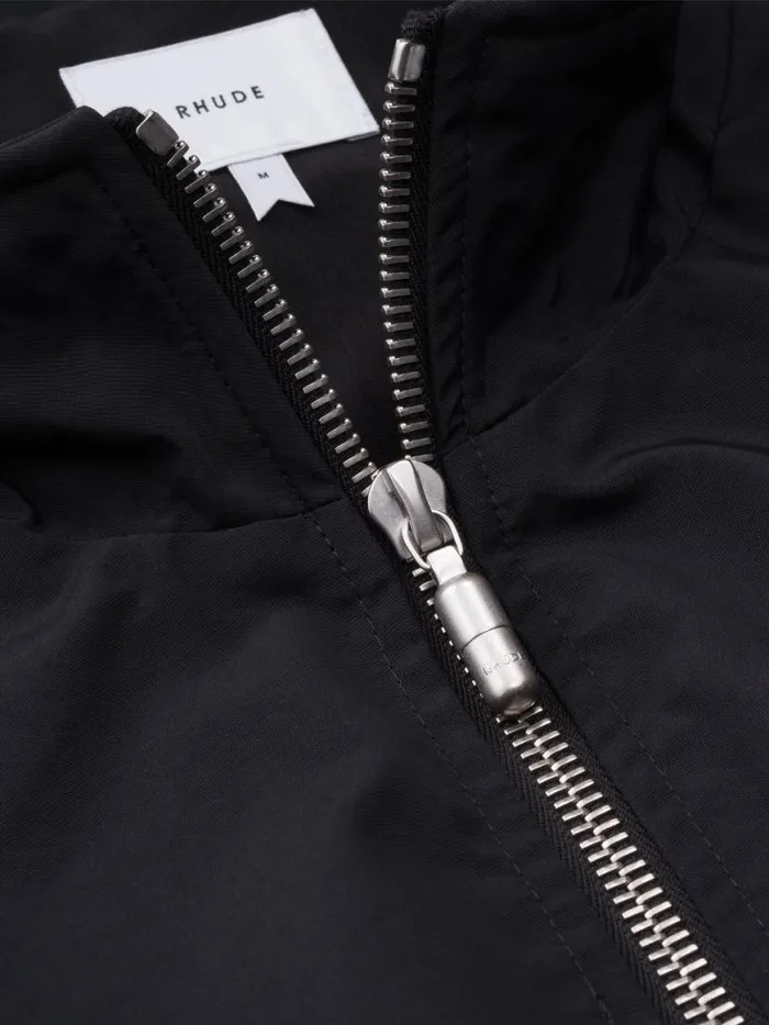 Men Rhude Outerwear COLOR BLOCKED TRACK JACKET Blackgreenwhite