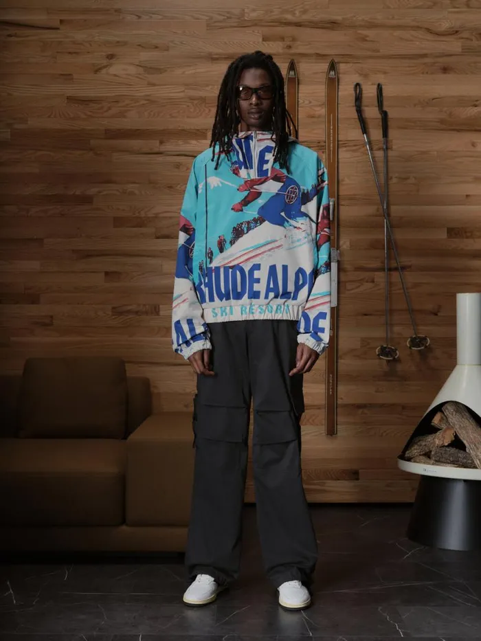 Men Rhude Outerwear DEUX RESORT ANORAK JACKET Multi