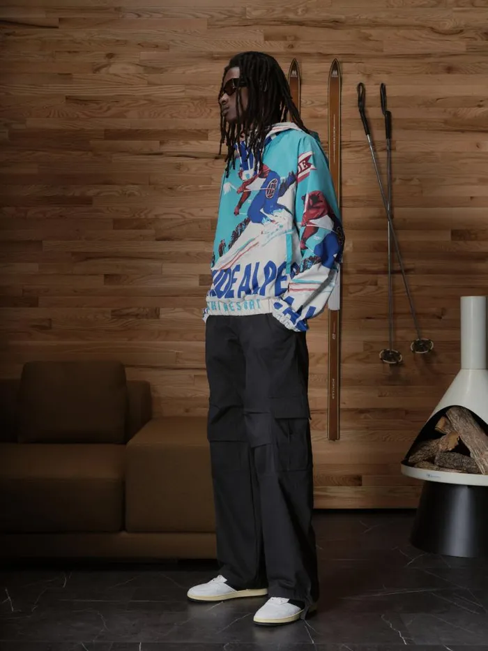 Men Rhude Outerwear DEUX RESORT ANORAK JACKET Multi