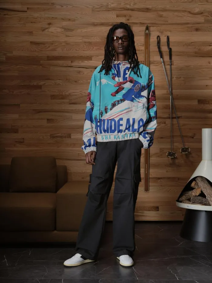 Men Rhude Outerwear DEUX RESORT ANORAK JACKET Multi