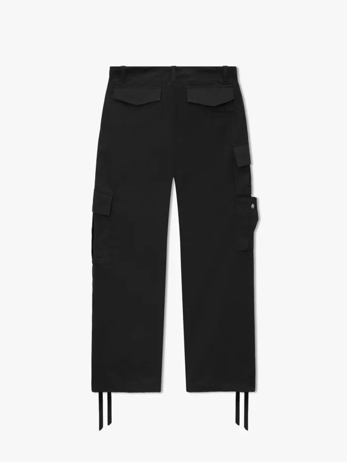 Men Rhude Pants CEREMONIA CARGO PANT Black