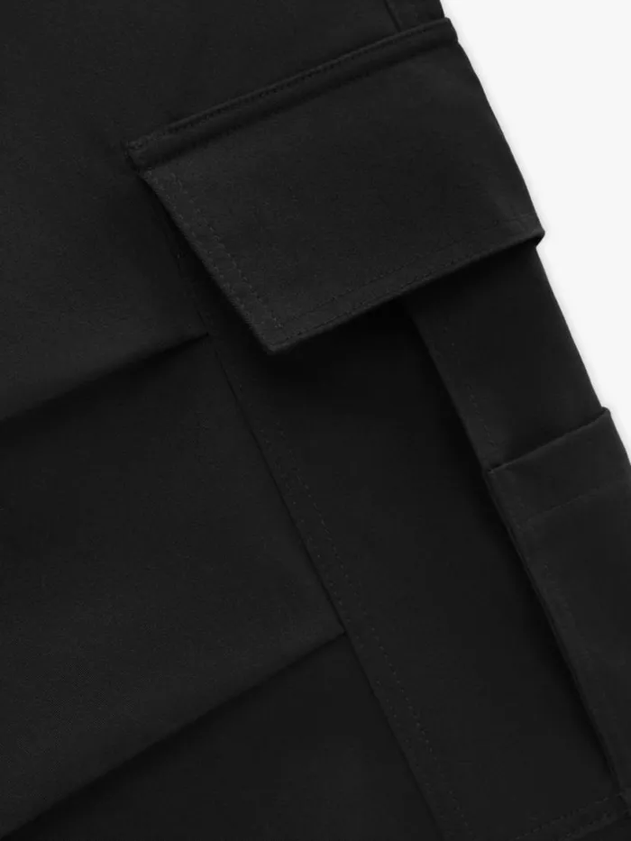 Men Rhude Pants CEREMONIA CARGO PANT Black