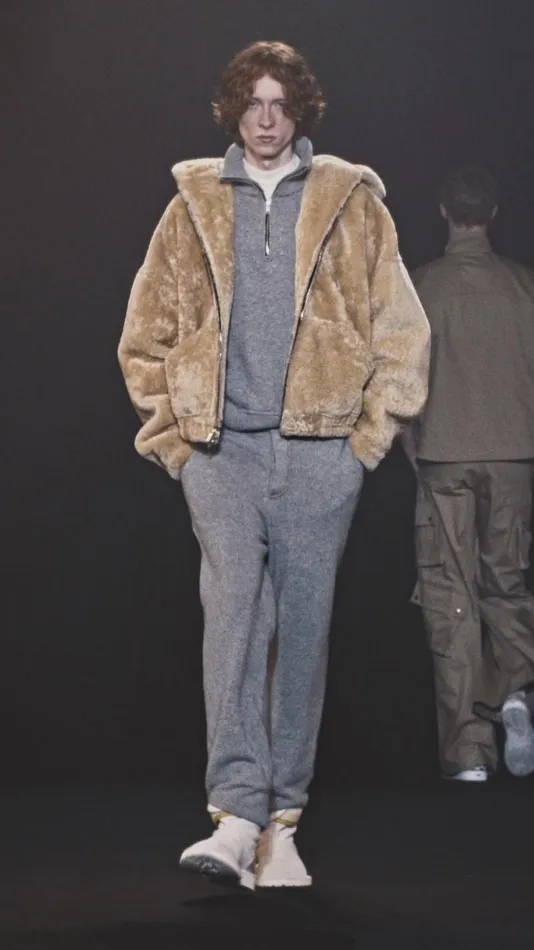 Men Rhude Pants CORE CASHMERE KNIT LOUNGE PANT Grey