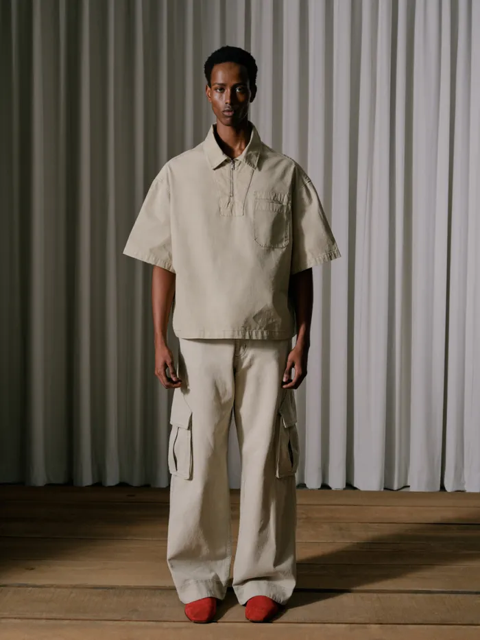 Men Rhude Pants PARTA SPRAY CARGOS Beige