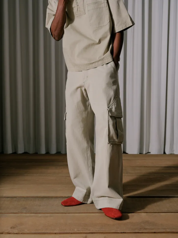 Men Rhude Pants PARTA SPRAY CARGOS Beige