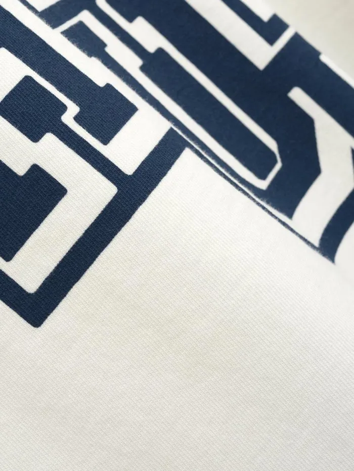 Men Rhude Tees COLLEGIATE CREST TEE Vtg White