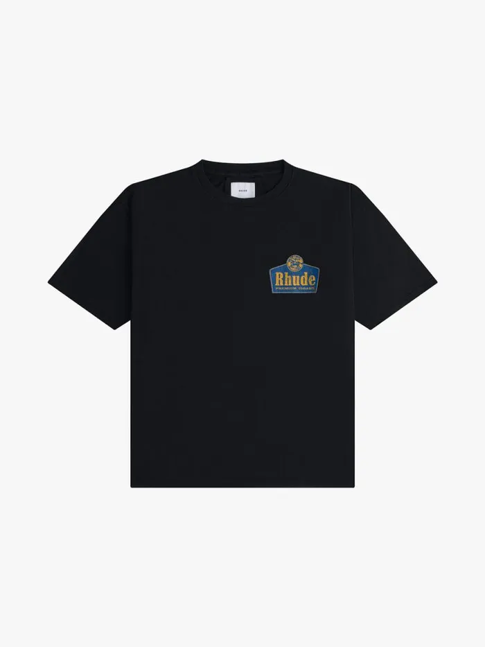Men Rhude Tees GRAND CRU TEE Vtg Black