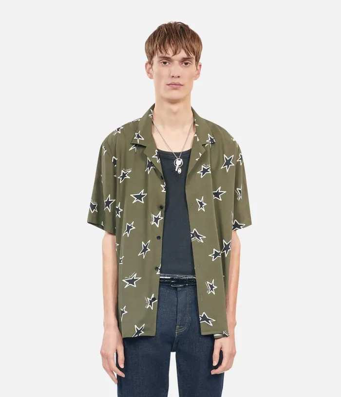 Men Shortsleeved Printed Shirt THE KOOPLES Shirts