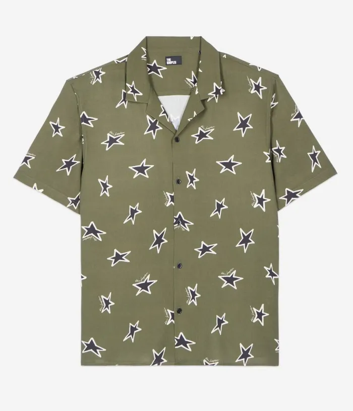 Men Shortsleeved Printed Shirt THE KOOPLES Shirts