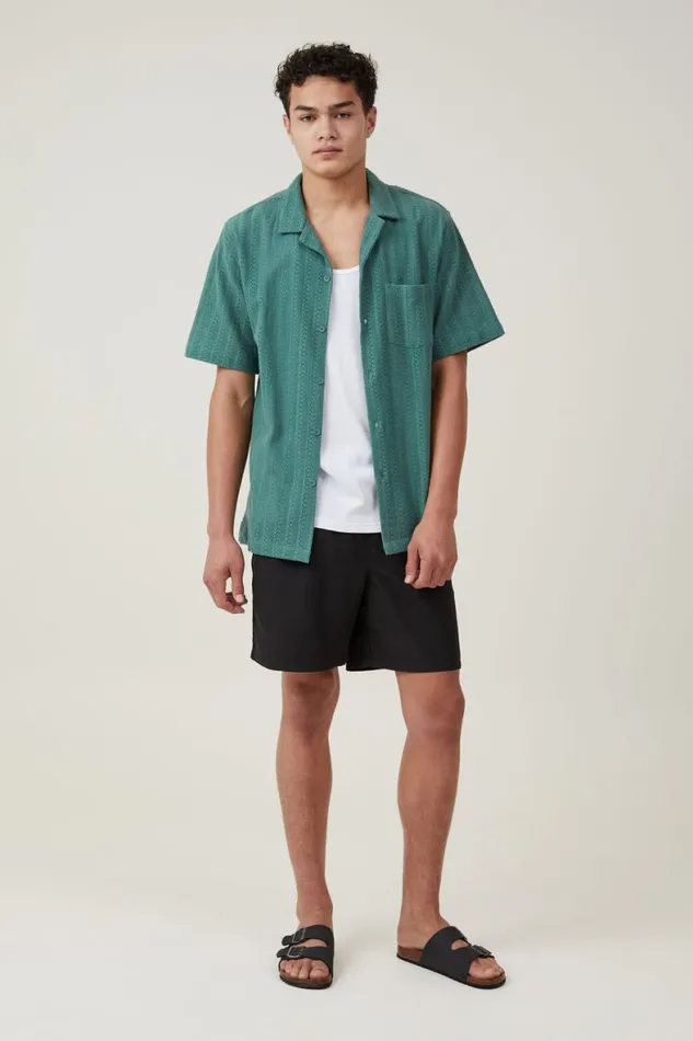 Men Shorts Cotton On Kahuna Short True Black