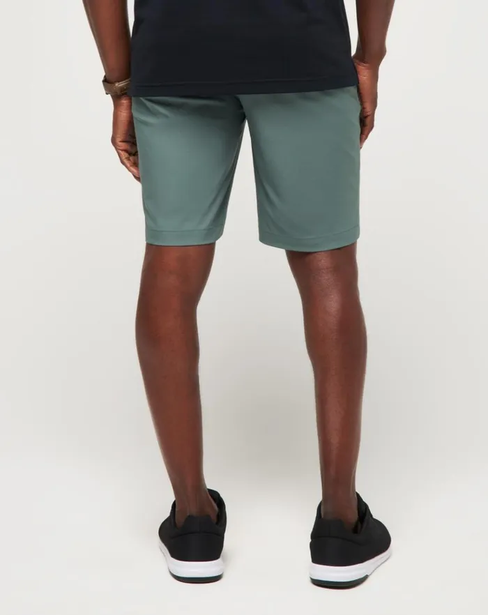 Men Shorts TravisMathew WANDERLUST SHORT 9IN Balsam Green Men Shorts TravisMathew WANDERLUST SHORT 9IN Balsam Green
