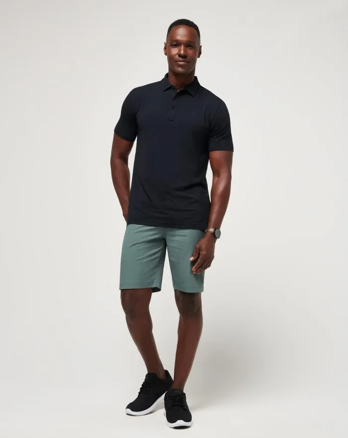 Men Shorts TravisMathew WANDERLUST SHORT 9IN Balsam Green Men Shorts TravisMathew WANDERLUST SHORT 9IN Balsam Green
