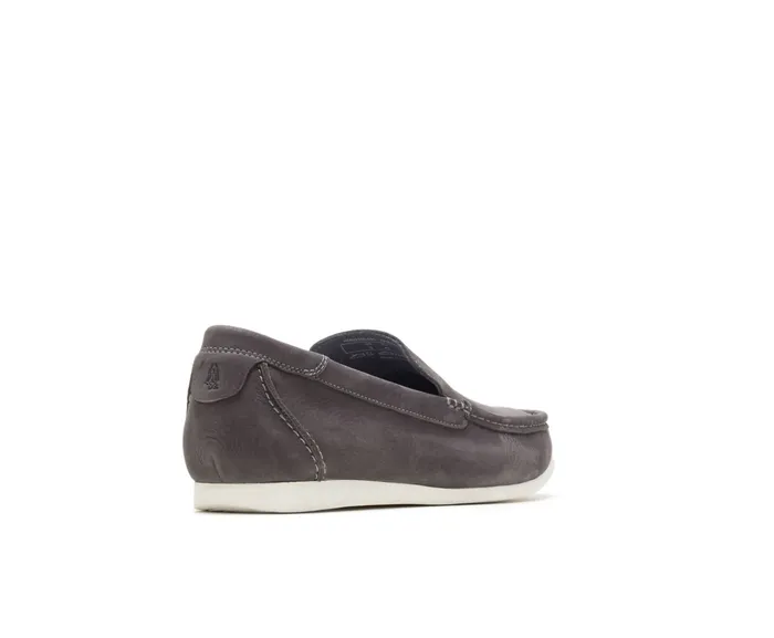 Men SlipOns Hush Puppies Shane Venetian Frost Gray Nubuck