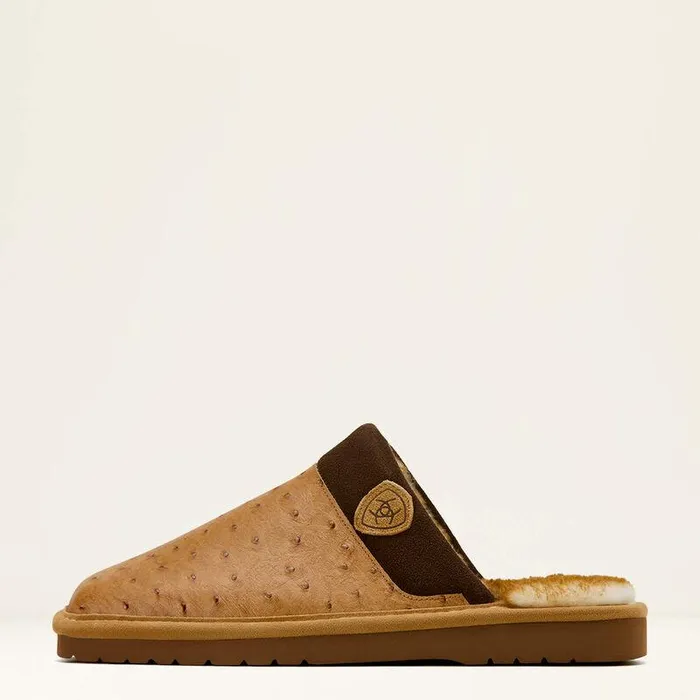 Men Slippers Ariat Silversmith Square Toe Exotic Slipper Brown Men Slippers Ariat Silversmith Square Toe Exotic Slipper Brown