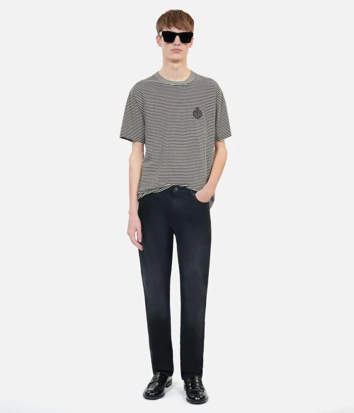 Men Striped Blazon Tshirt THE KOOPLES Tshirts