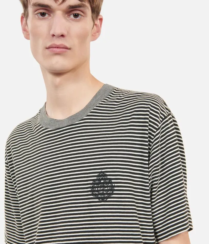 Men Striped Blazon Tshirt THE KOOPLES Tshirts