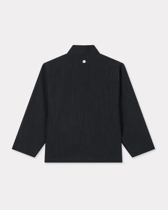 Men Striped Kimono Jacket Black Kenzo Jackets And Coats