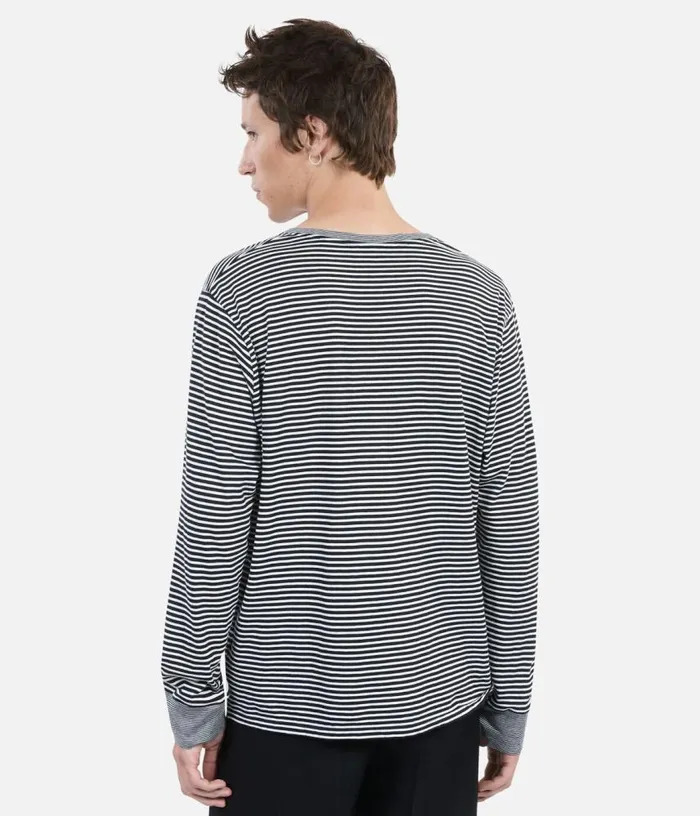 Men Striped Longsleeved Tshirt THE KOOPLES Tshirts