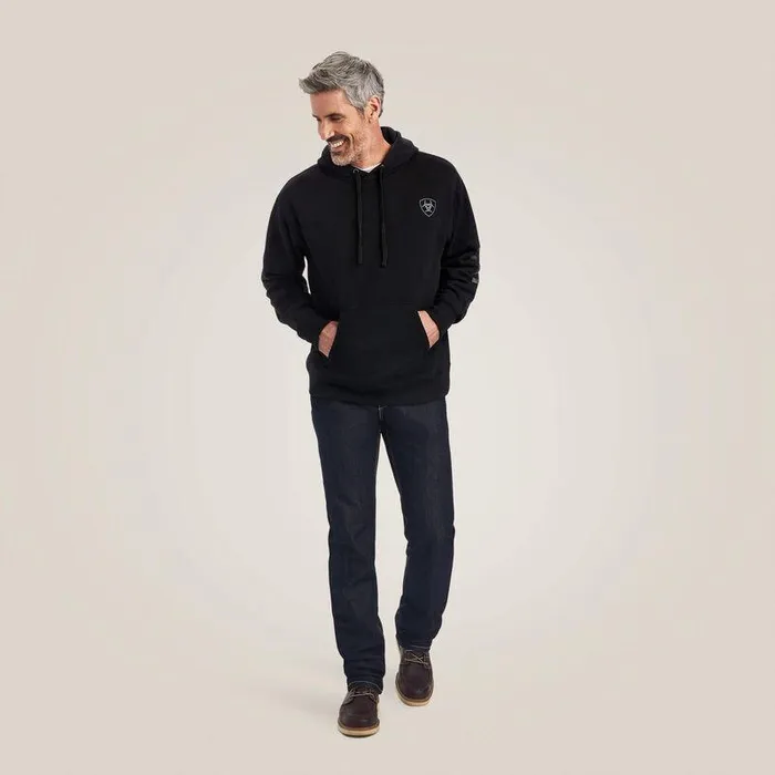 Men Sweatshirts and Hoodies Ariat Ariat Logo Hoodie Black Men Sweatshirts and Hoodies Ariat Ariat Logo Hoodie Black