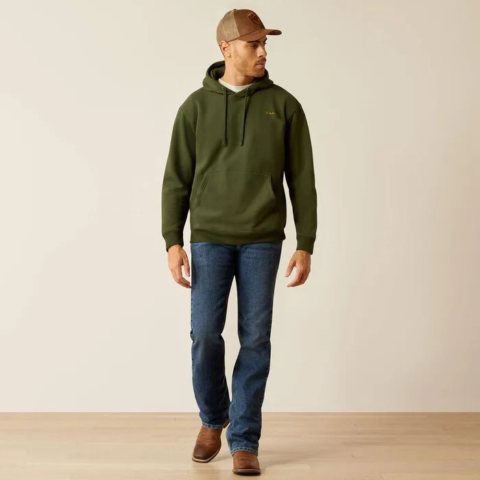 Men Sweatshirts and Hoodies Ariat Barbwire Skull Hoodie Dark Green Men Sweatshirts and Hoodies Ariat Barbwire Skull Hoodie Dark Green