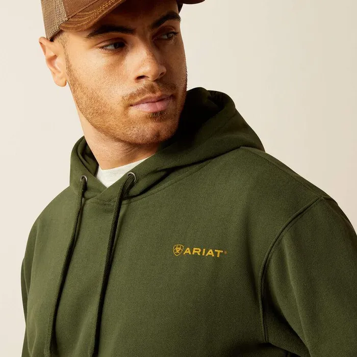 Men Sweatshirts and Hoodies Ariat Barbwire Skull Hoodie Dark Green Men Sweatshirts and Hoodies Ariat Barbwire Skull Hoodie Dark Green