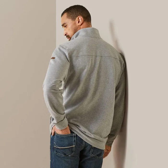 Men Sweatshirts and Hoodies Ariat Kentfield Sweatshirt Heather Grey
