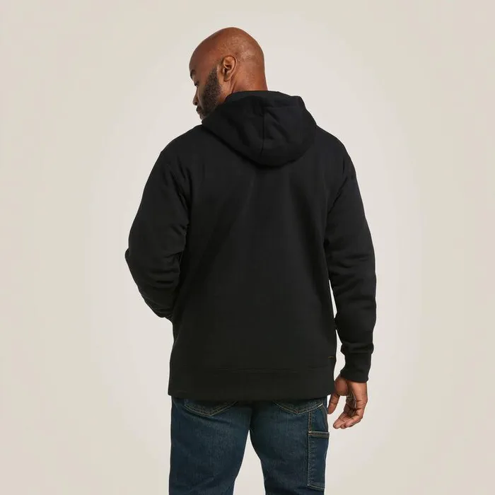 Men Sweatshirts and Hoodies Ariat Rebar Workman 14 Zip Hoodie Black Men Sweatshirts and Hoodies Ariat Rebar Workman 14 Zip Hoodie Black