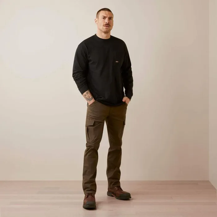 Men TShirts and Polos Ariat Rebar Cotton Strong Union City Black Men TShirts and Polos Ariat Rebar Cotton Strong Union City Black