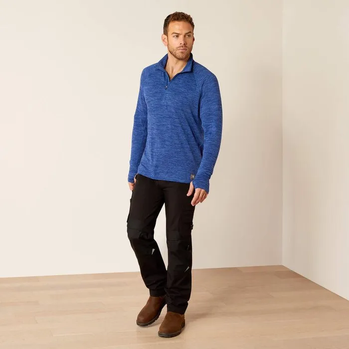 Men TShirts and Polos Ariat Rebar Gridwork Baselayer 14 Zip TShirt Glacier Blue Men TShirts and Polos Ariat Rebar Gridwork Baselayer 14 Zip TShirt Glacier Blue