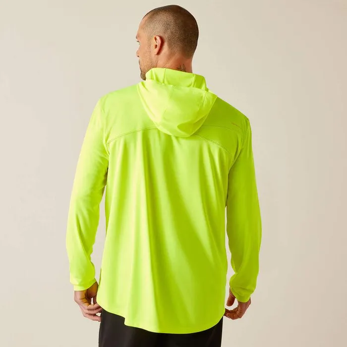 Men TShirts and Polos Ariat Rebar Sunblocker Hooded TShirt Safety Yellow Men TShirts and Polos Ariat Rebar Sunblocker Hooded TShirt Safety Yellow