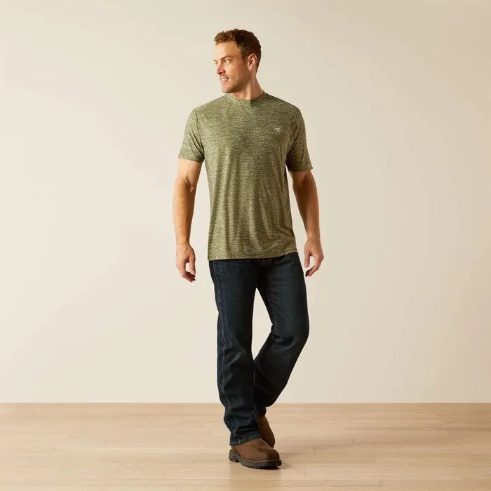 Men TShirts and Polos Ariat Tree Bark Camo Charger TShirt Dark Olive Men TShirts and Polos Ariat Tree Bark Camo Charger TShirt Dark Olive