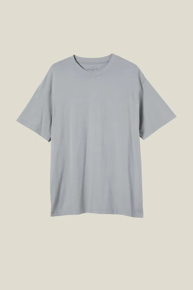 Men Tees and Tanks Cotton On Organic Loose Fit TShirt Blue Haze