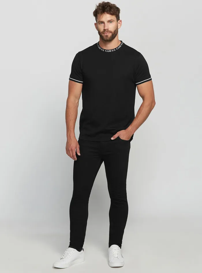 Men Tees and Tanks GUESS Eco Black Mads Tshirt Men Tees and Tanks GUESS Eco Black Mads Tshirt