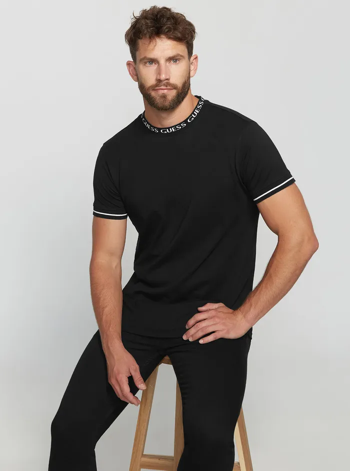 Men Tees and Tanks GUESS Eco Black Mads Tshirt Men Tees and Tanks GUESS Eco Black Mads Tshirt