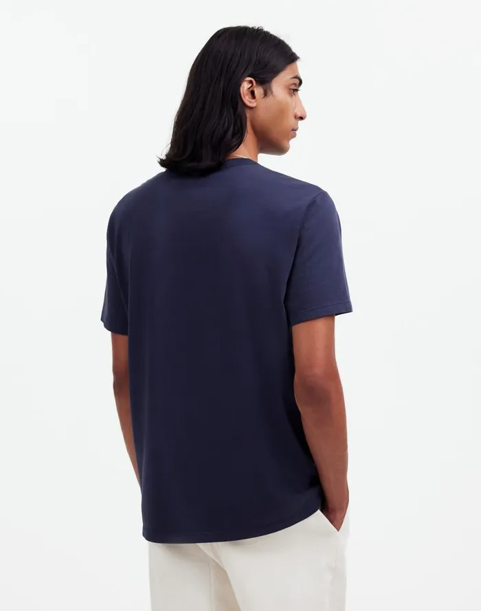 Men Tees Madewell GarmentDyed Allday Crewneck Tee Twilight