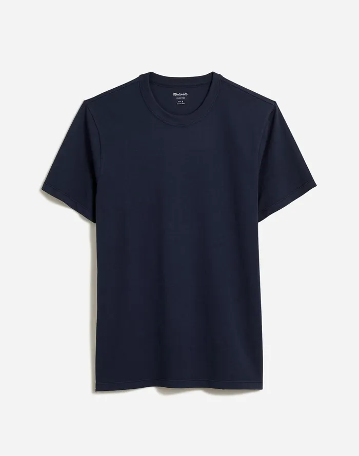 Men Tees Madewell GarmentDyed Allday Crewneck Tee Twilight