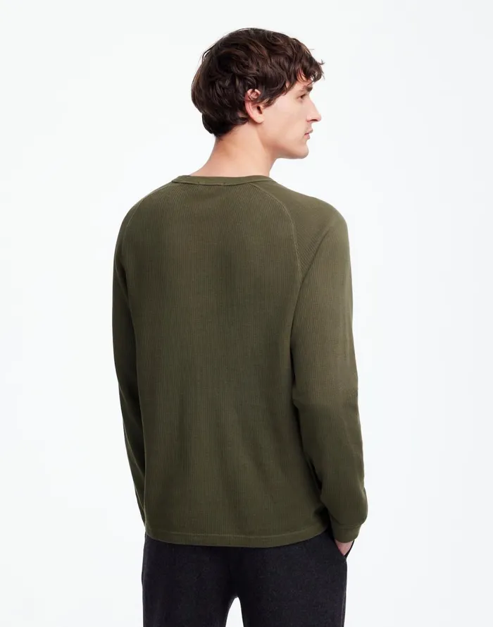 Men Tees Madewell Thermal LongSleeve Tee Dried Olive