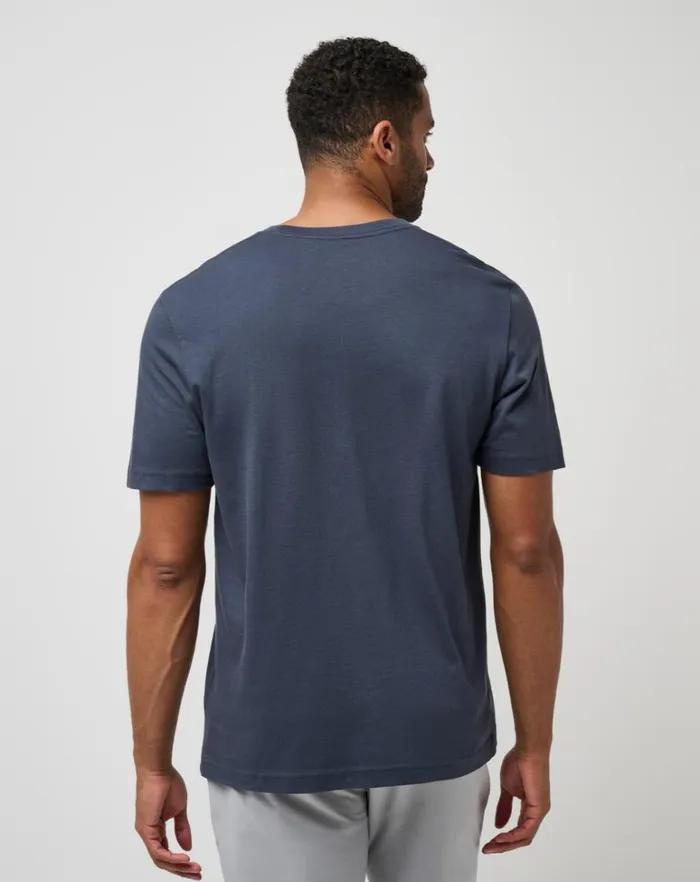 Men Tees TravisMathew 44 REPRESENT 20 TEE Mood Indigo