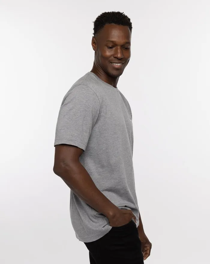 Men Tees TravisMathew BELL ROCK TEE Heather Grey