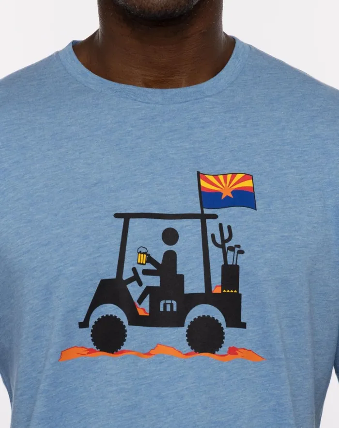 Men Tees TravisMathew MAN OF THE DESERT 20 TEE Heather Allure