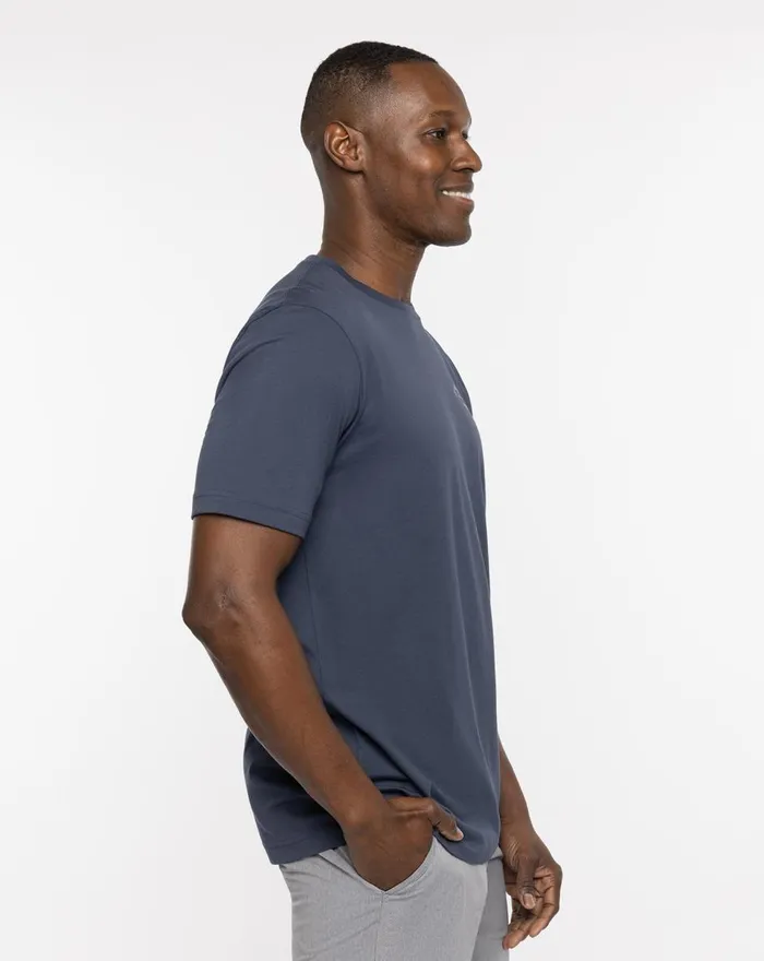 Men Tees TravisMathew NORTH BEACH TEE Blue Nights