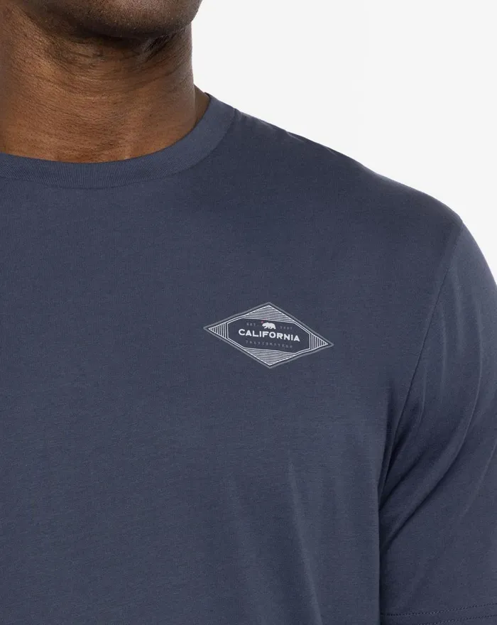 Men Tees TravisMathew NORTH BEACH TEE Blue Nights