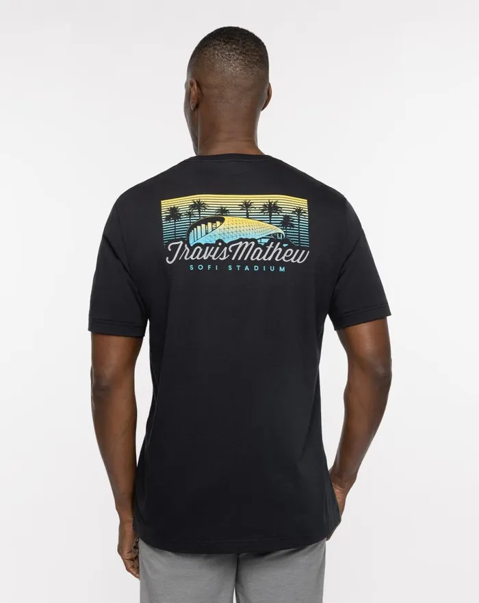 Men Tees TravisMathew SPORTSMANSHIP TM TEE Black