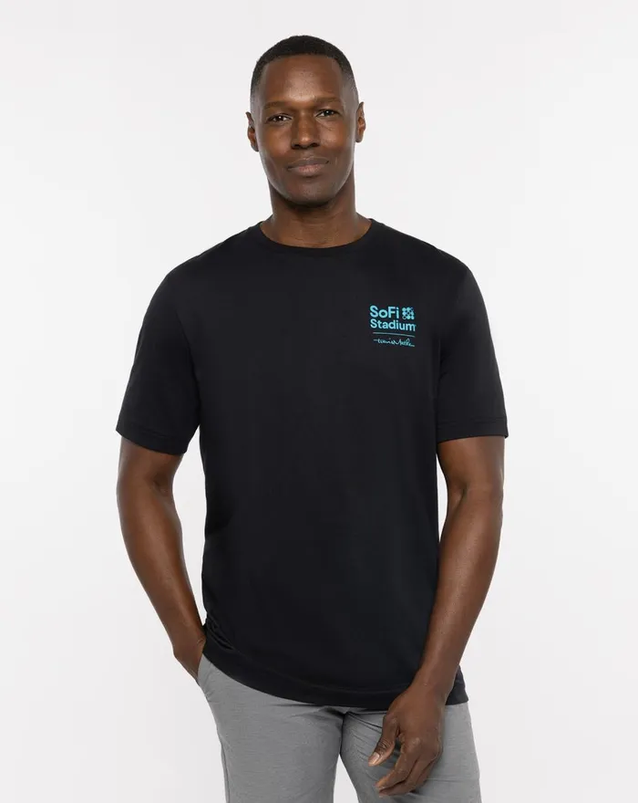 Men Tees TravisMathew SPORTSMANSHIP TM TEE Black