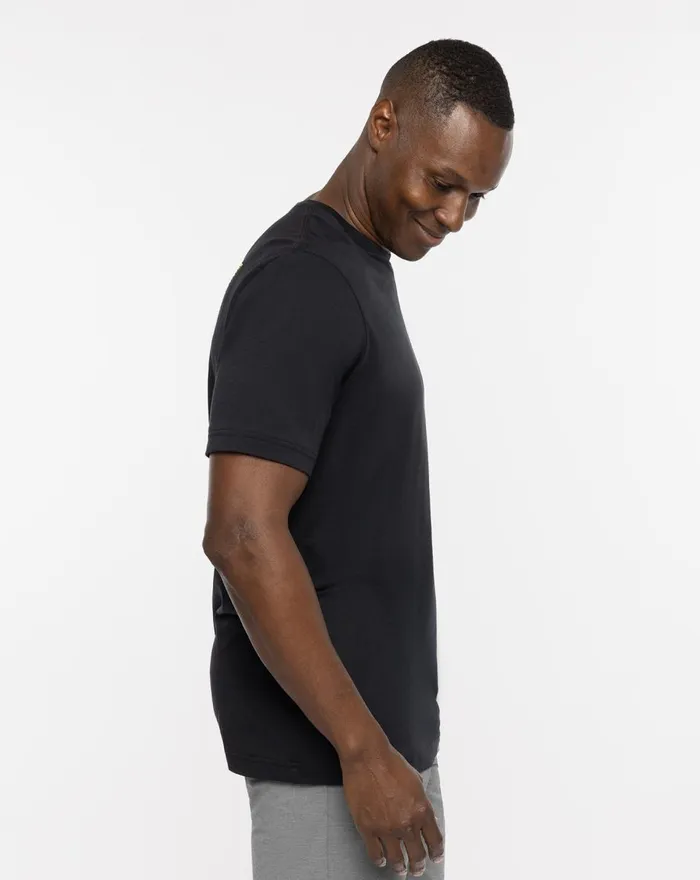 Men Tees TravisMathew SPORTSMANSHIP TM TEE Black
