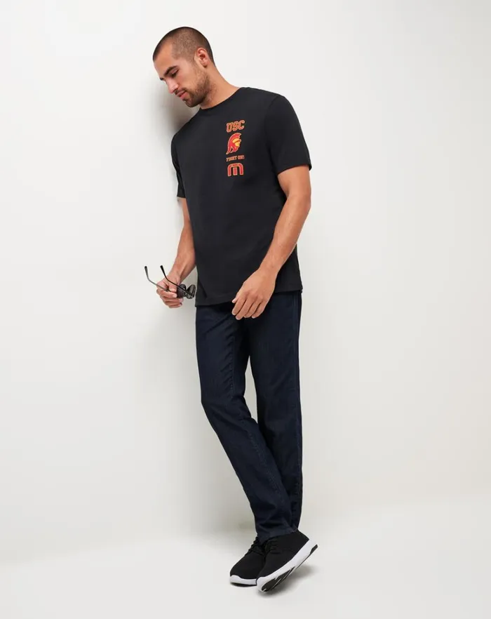Men Tees TravisMathew USC PLAYOFFS TEE Black Men Tees TravisMathew USC PLAYOFFS TEE Black
