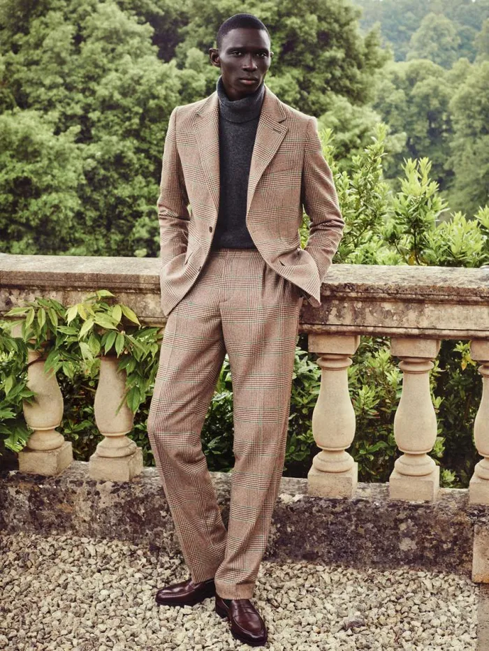 Men The Single Breasted Blazer Clarence Check Forest Holland Cooper Blazers