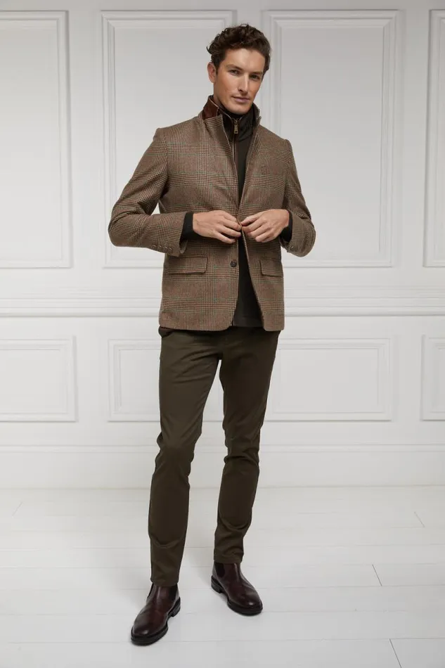 Men The Single Breasted Blazer Clarence Check Forest Holland Cooper Blazers