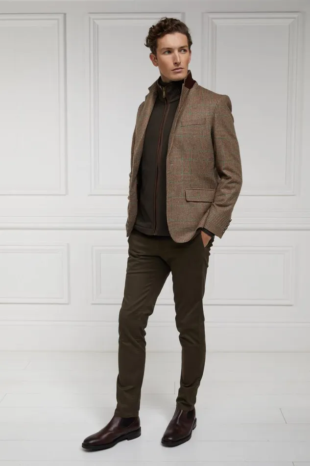Men The Single Breasted Blazer Clarence Check Forest Holland Cooper Blazers